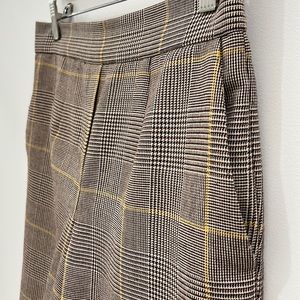 Babaton cropped check pants, size 10